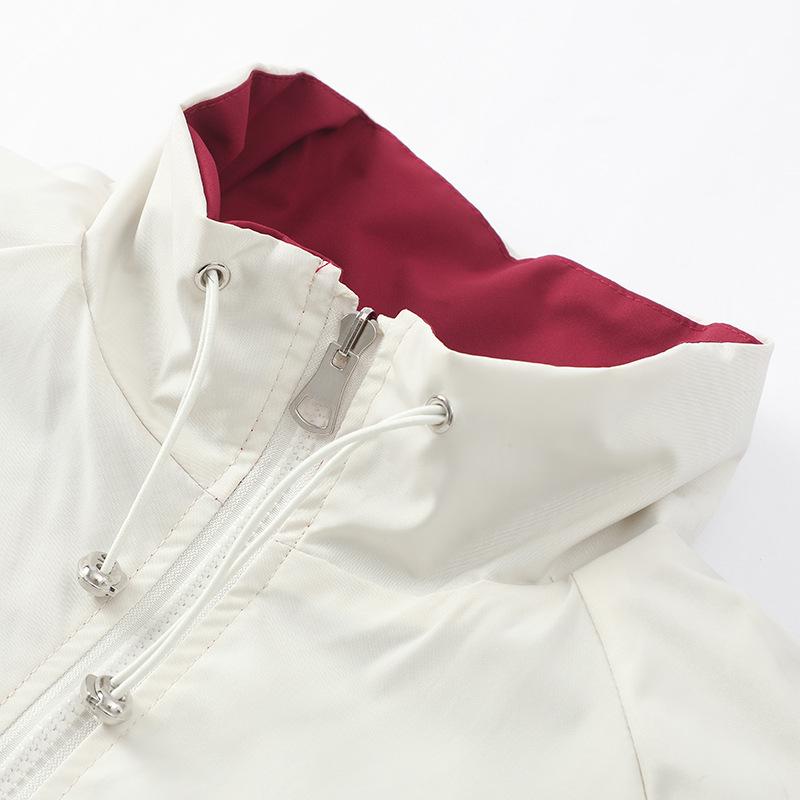 Giacca da Uomo Reversibile con Collo Alto - Trendy Marchio Americano per Abbigliamento Casual Primavera e Autunno.