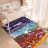 Classic Sandbox Xbox Game Minecraft Carpet Carpet Home Living Room Decoration Table and Chairs Anti Slip Door Mat Outdoor Picnic Mat Carpet A10