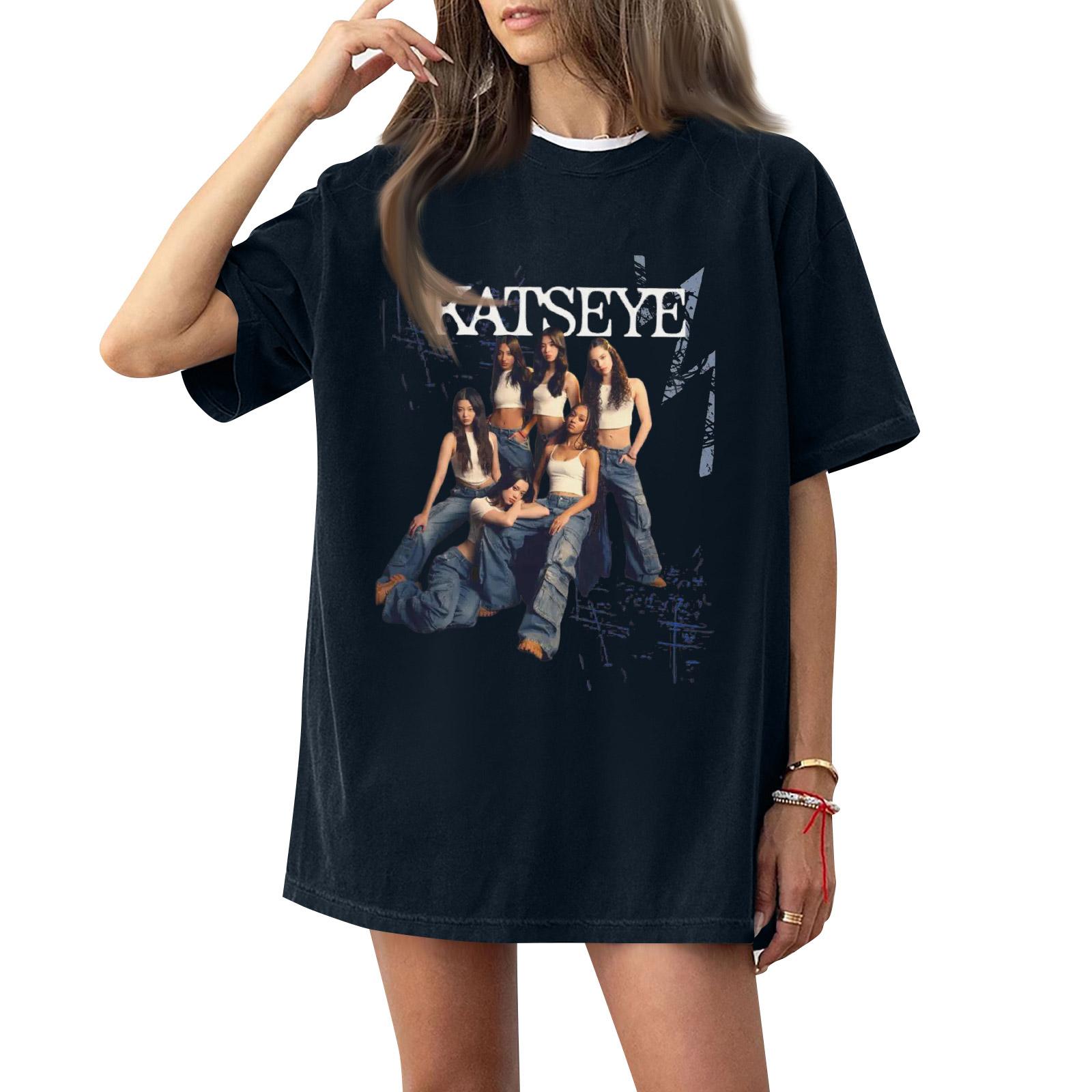 

Женская футболка с круглым вырезом и короткими рукавами с принтом XXL тёмно-синий