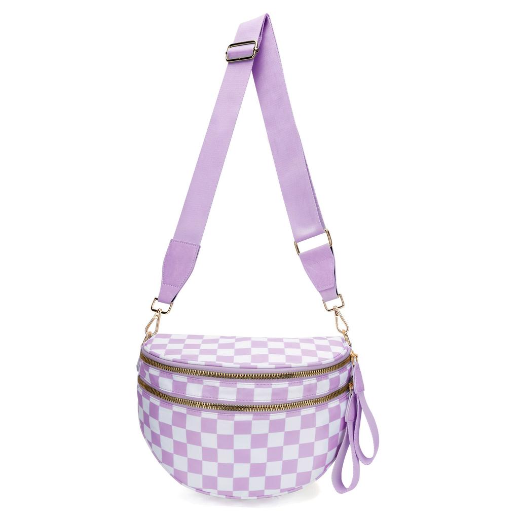Women Adjustable Strap Crossbody Bag Vintage Shell Waist Bag Casual Daily Shoulder Purse