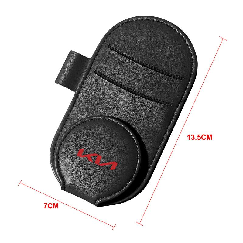 Car Multifunction Sunglasses Clip Card Ticket Holder Stand Eyeglasses For Kia Rio K2 Ceed Cerato K3 Sportage 4 Picanto K5 Optima Sorento Forte Stinger