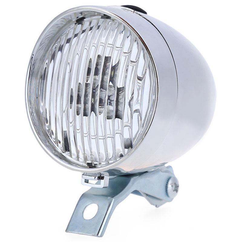 Bicycle Front Lights 3 LED Vintage Headlamp Flashlight for Night Cycling