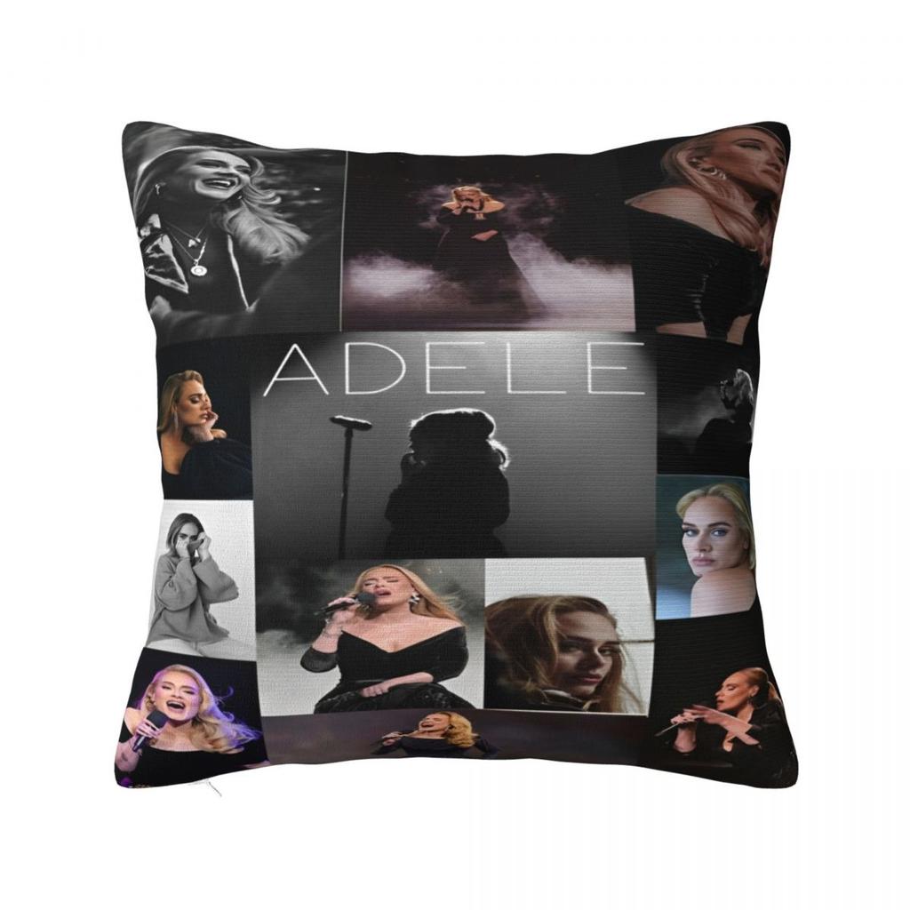 Soft and Sweet Bed Adele Singer MusicDecorations Pillowcase Accessories Pillow Cover Zippered Multiple Sizes