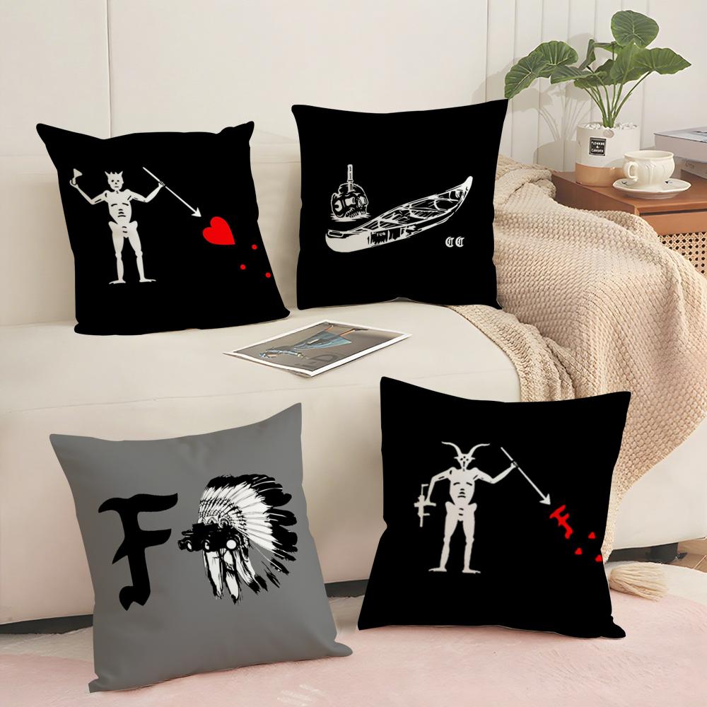 Forward O-Observations Group Cushion Cover Soft Short Plush Pillow Cover Smooth Cozy Texture Aesthetic Cushion Case Home Decor