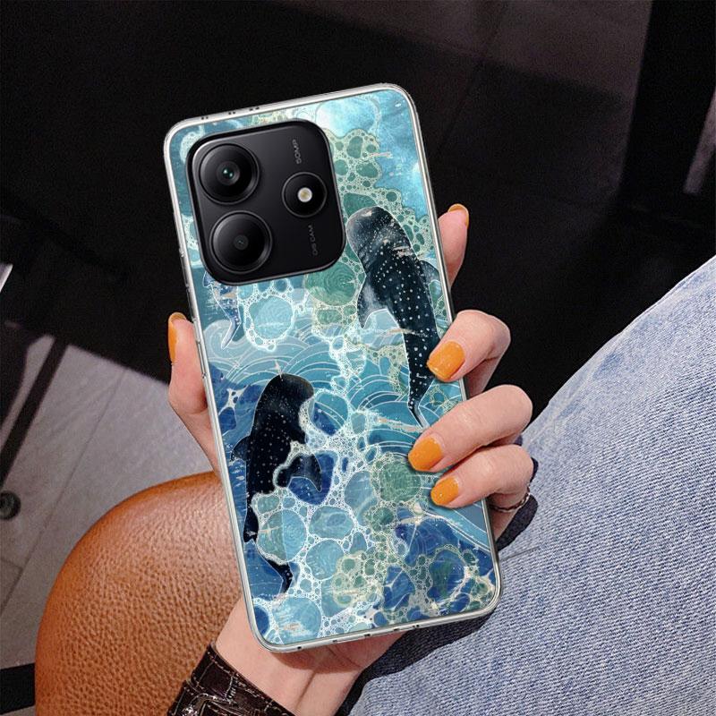 Ocean Whale Shark Phnoe Case for Phnoe Case for Xiaomi Redmi Note 15 14 14S 13 Pro Plus 12 12S 11S 11E 10S 10 11T 5G Unique Cove