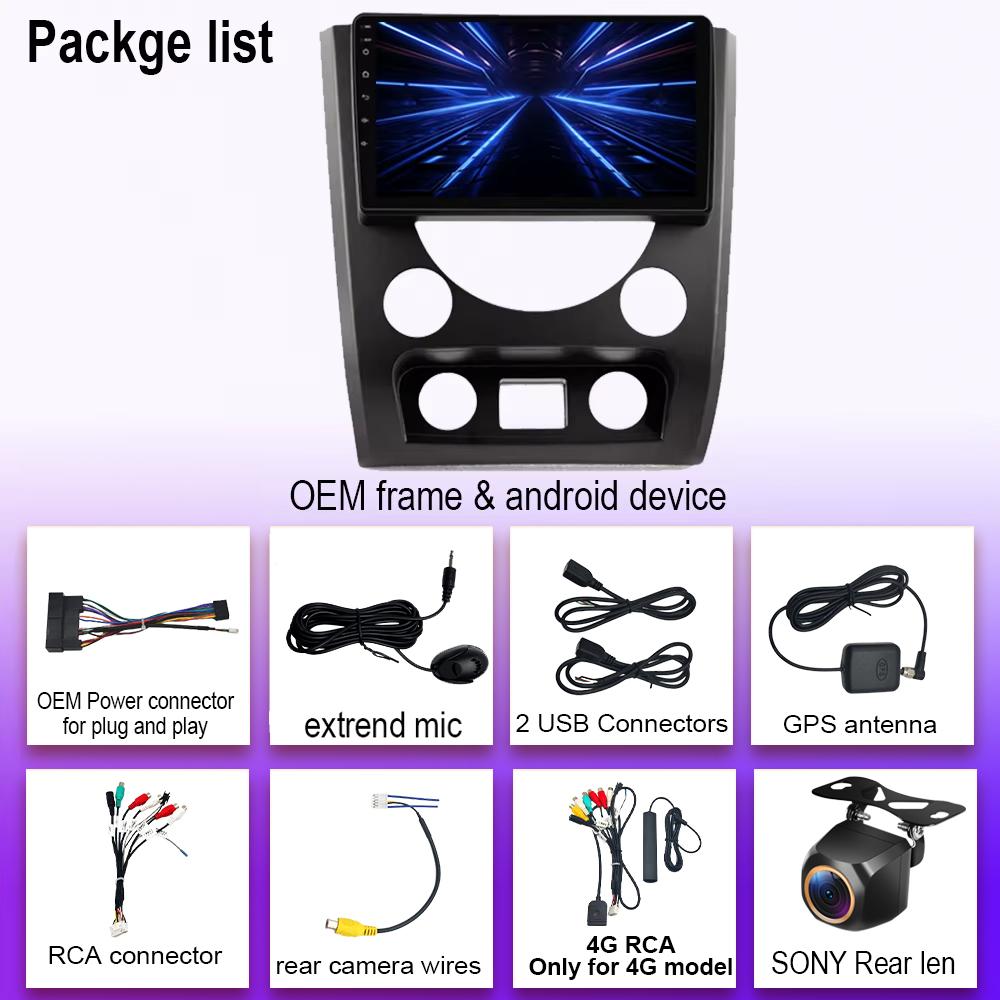 Car Radio Android 14 Carplay Auto For SsangYong Rexton W 2014 2015 2016 Cassette Multimedia Player GPS Navigation Stereo NO 2DIN