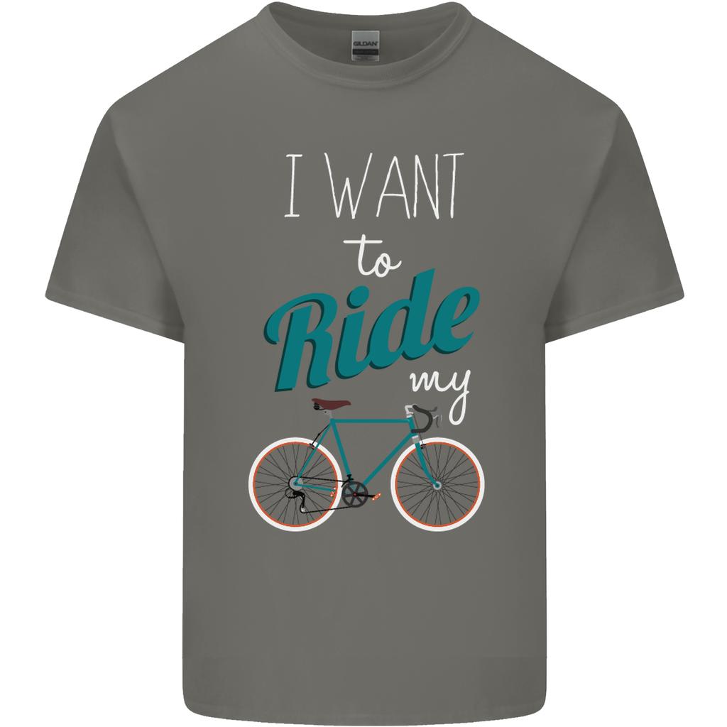 I Want To Ride My Bike Cycling Cyclist Unisexs Light Cotton TShirt