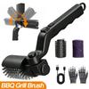 BBQ Grillbürste 3 Geschwindigkeitsstufen Elektrische Grillbürste, 180° verstellbarer Kopf, 90 Min. Grillreiniger für Outdoor-Grillplatten Smoker