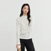 Elva' Island Women's Premium Round Neck Long Sleeve Knit Sweater
