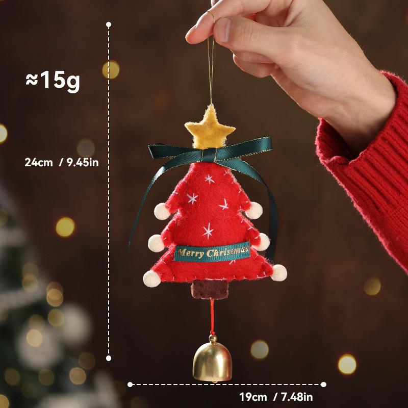 Christmas Ornament Car Decoration High-quality Holiday Car Pendant Festive Christmas Ornament Set for Wall Door Window Decor