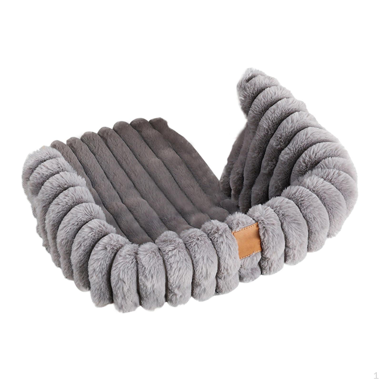 

Comfortable, Washable Dog Cushion, Winter Liner for Pet Carrier Cart Outdoor Travel серый