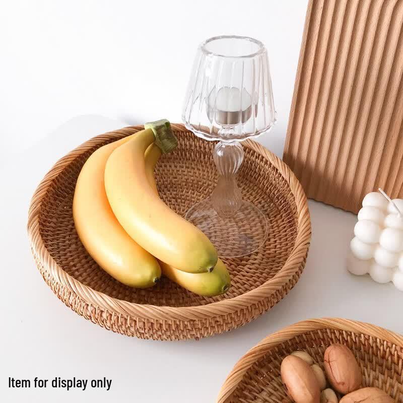 Handwoven Rattan & Bamboo Storage Baskets
