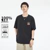 Amerikanisches Design bedrucktes Baumwoll-Kurzarm-T-Shirt