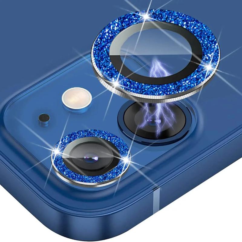 Glitter Camera Lens Protector Cover For IPhone 16 15 Pro Max 13 11 Pro 14 15 Plus 12 Mini Tempered Glass Protection Accessories
