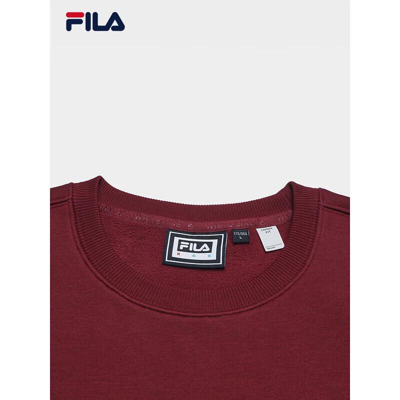FILA Unisex Casual Pullover Sweatshirt