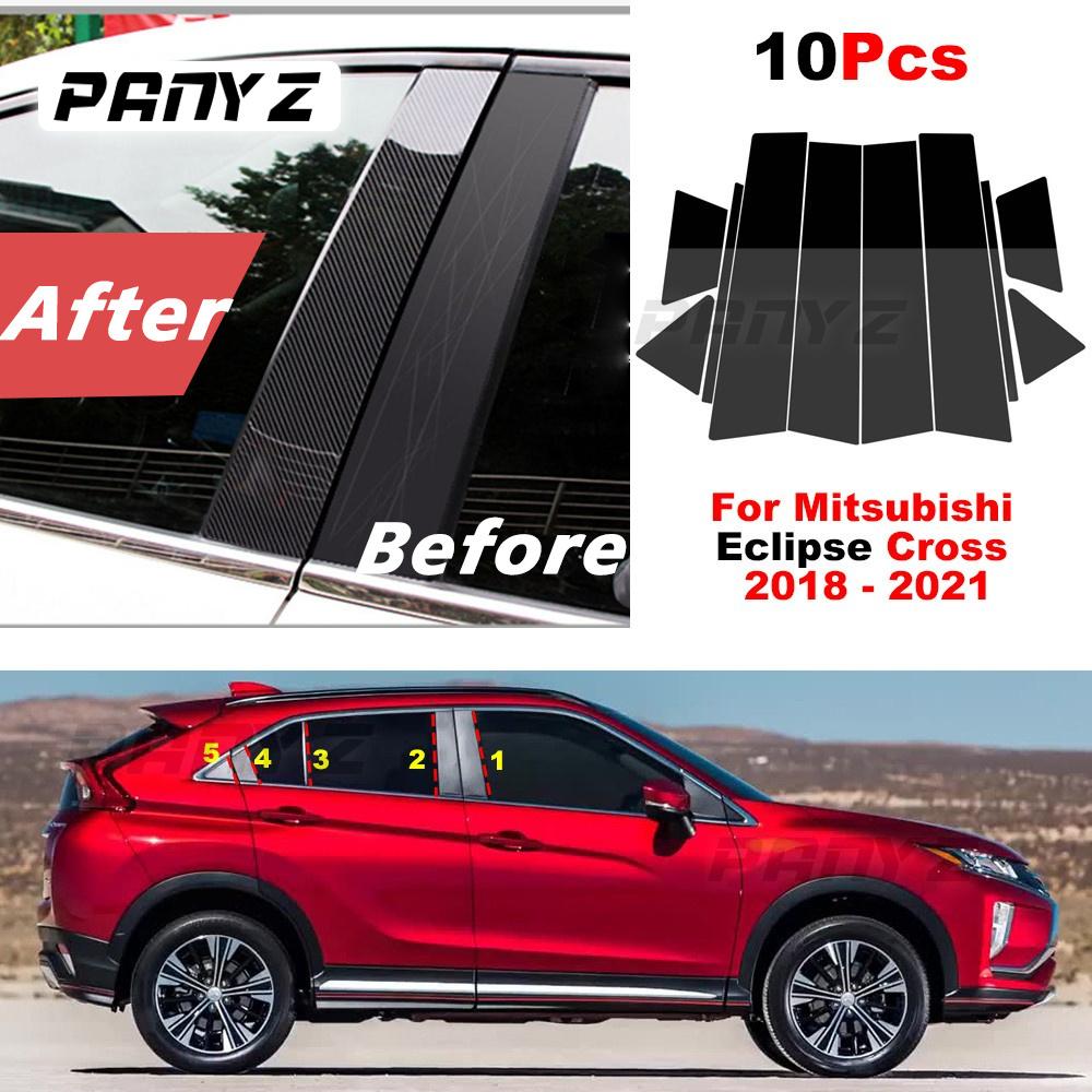 

10 шт. Полированная крышка стойки для окон автомобиля для Mitsubishi Eclipse Cross 2018 - Крышка оконной обшивки BC Column