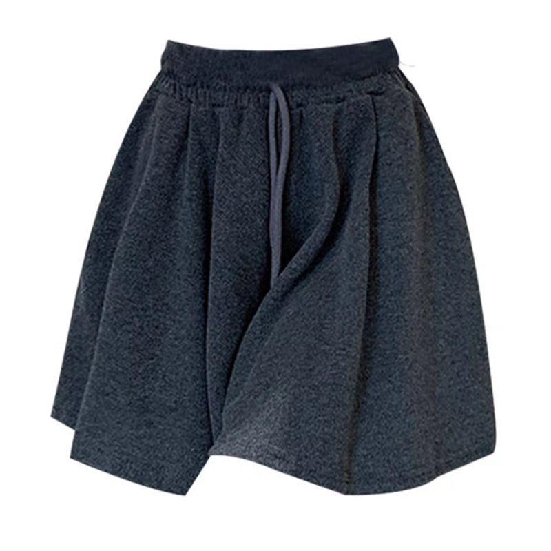 

100.00kg Fat Sister Shorts Casual Oversize Women s Clothing Black 2XL