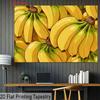2D plane bright yellow banana background fabric suitable for party decoration room decoration polyester fiber