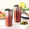 Atlas Thermo-Isolierbecher, 430 ml, Farbverlauf Pink, 2 Stück, Paar, Vakuum-Isolierung, Highball ASTG-433PK2P