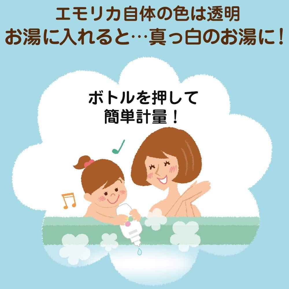 Emorica Medicated Skin Care Sais de banho Herbal Scent Refill 360ml x 3 também pode ser usado para [Compra em massa] [Quase-droga] (Bebês podem)