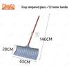 Tempered Snow Pusher Shovel