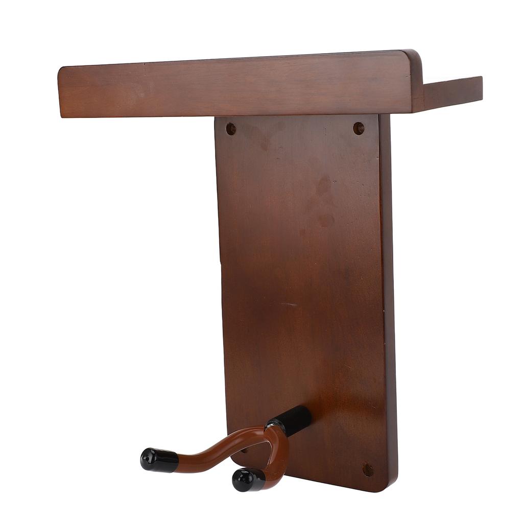 Guitar Holder Hanger Wooden Detachable Multi Function Guitar Hanger Shelf for Acoustic Electric Violin Bass