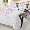 Forest Fairy Flower Butterfly Girl Duvet Cover With Pillow Case Custom 3pcs Bedding Set Quilt Cover Double Bed Home Textile