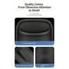 Adhesive Car Door Bin, Faux Leather Cup Storage Tray for Daily Commute Bottle and Small Item Reach in Cars Use
