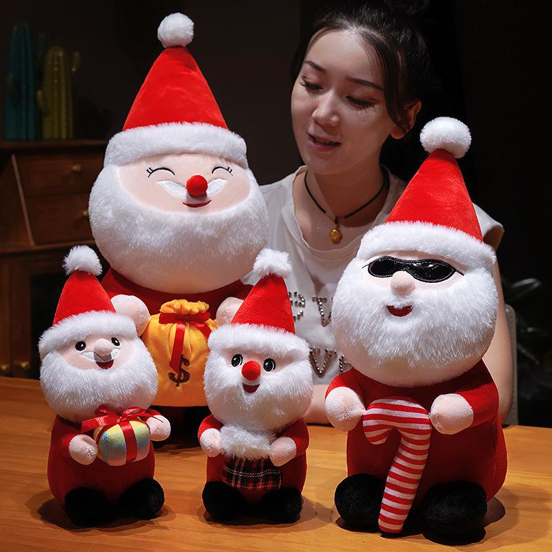 Cross-border Cute Santa Claus Plush Doll - Christmas Children's Ornament