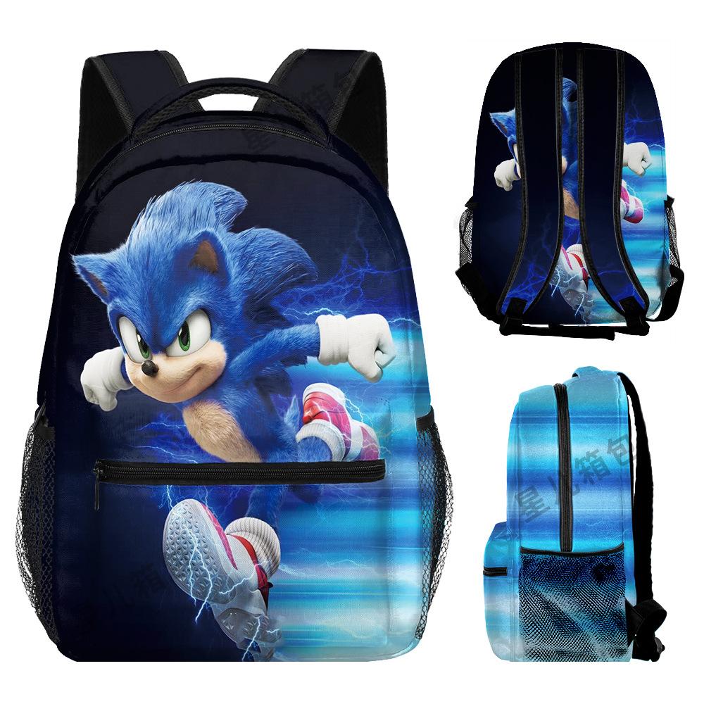 Source Backpack Sonic Primary And Secondary School School Bag Children'S Backpack Backpack Cartoon Bag