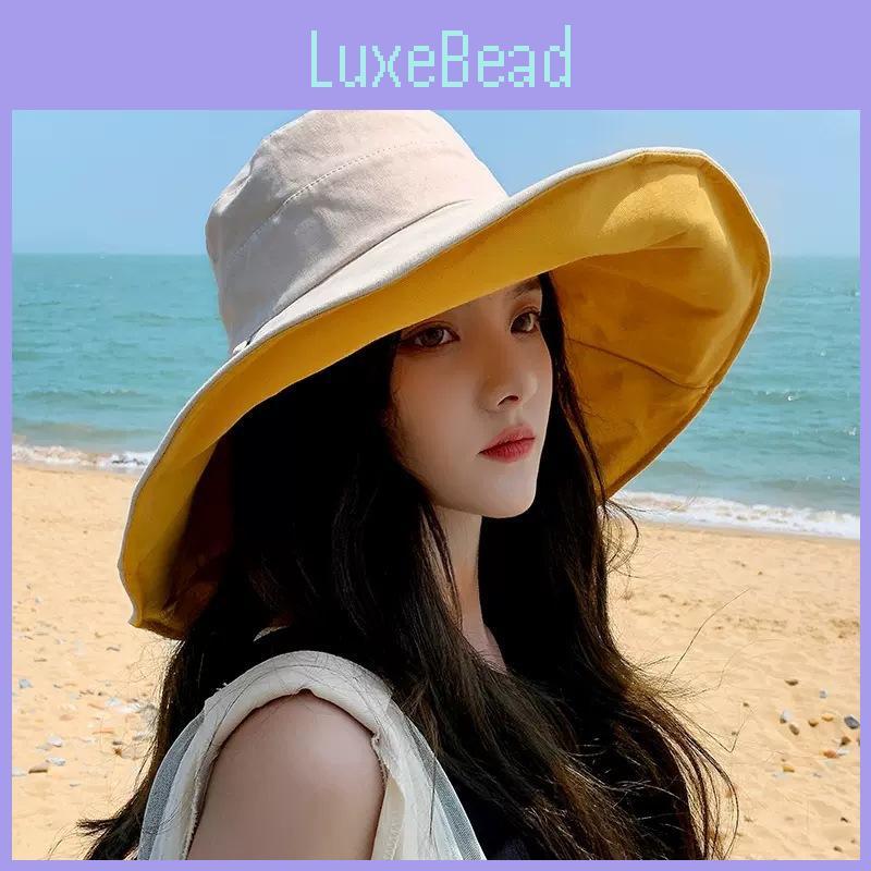 Summer Wide Brimmed Fishermans Hat With Two Sided Designs For Daily Wear