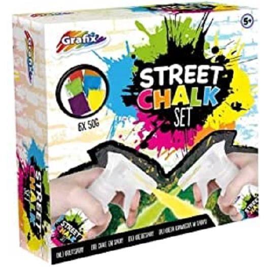 Grafix Craie à pulvériser/craie/craie avec pochoirs et recharges