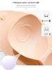Plus Size Strapless Push-Up Anti-Slip Bra - Large Cup, Thin Style, Invisible Adhesive, Women's Bandeau.