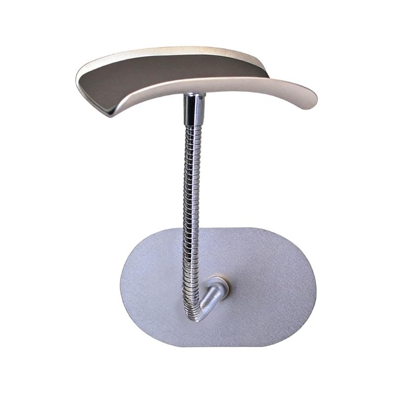 

Adjustable Lightweight Aluminum Alloy Headphone Support Mount On Wall Save Desk Space Display Shelf Organiser серебряный