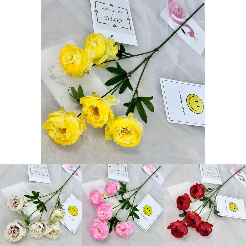 Ouyang Yang Peony Simulated Flower 12 Color Options For Wedding Decorations And Studio Photography