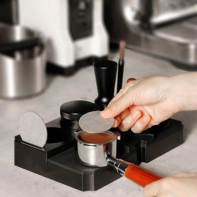 Coffee Tamper Station Organizer Stand 51/53/58mm ABS Tamper Holder Storage Rack Portafialter Support Base Barista Tools Storage