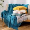 Trendy Solid - Tone Cozy Blanket: All - Weather Versatile Throw for Summer AC Rooms, Winter Snuggles & Daily Use