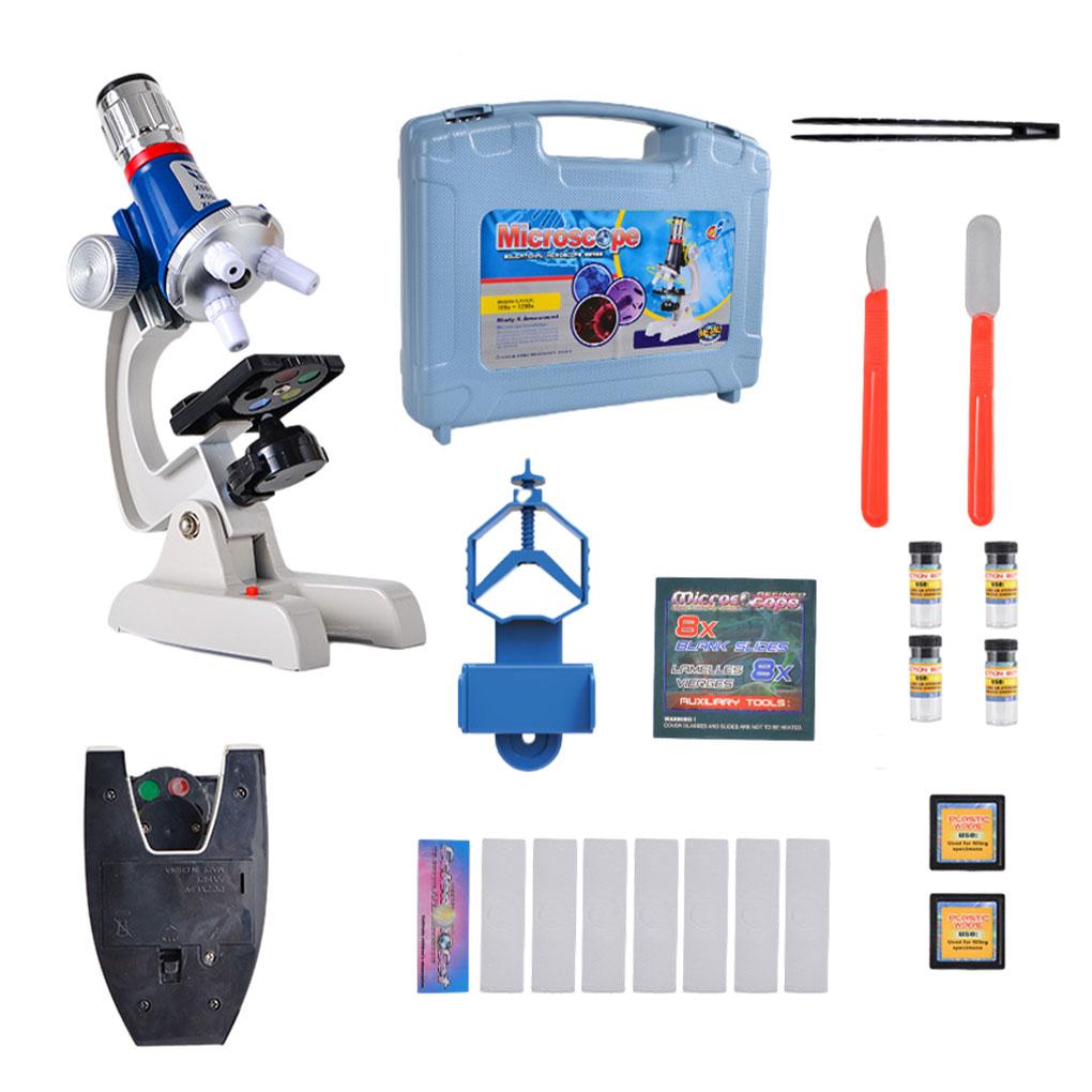 

Portable Kids Microscope Kit - Experiment Set Education Toys For Kids Durability Variety