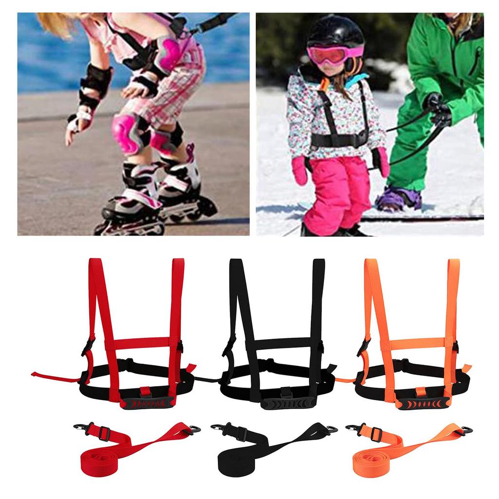 Children's ski harness for training snowboards Safety shoulder straps Speed