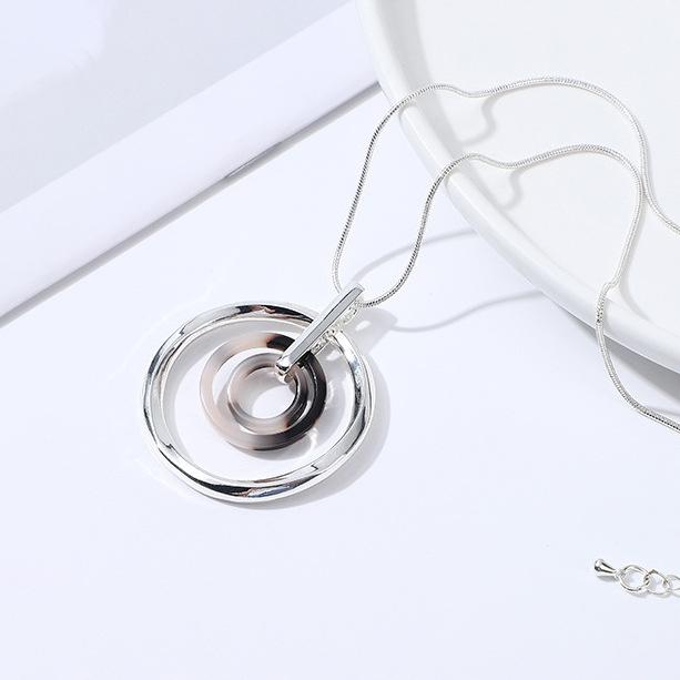 

Круглая цепочка на ключицу, простой темпераментный нишевый дизайн, универсальное женское ожерелье