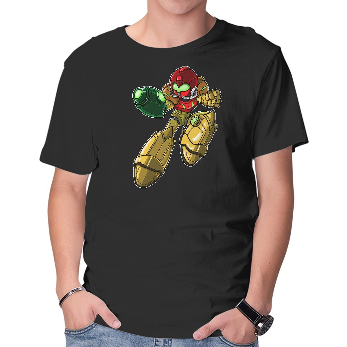 Unisex Crew Neck T-Shirt Mega-Aran Graphic Short Sleeve Casual Tee XS