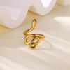 Vintage Snake Rings For Women  Color Stainless Steel Snake Ring Aesthetic Party Animal Waterproof Jewelry Gift