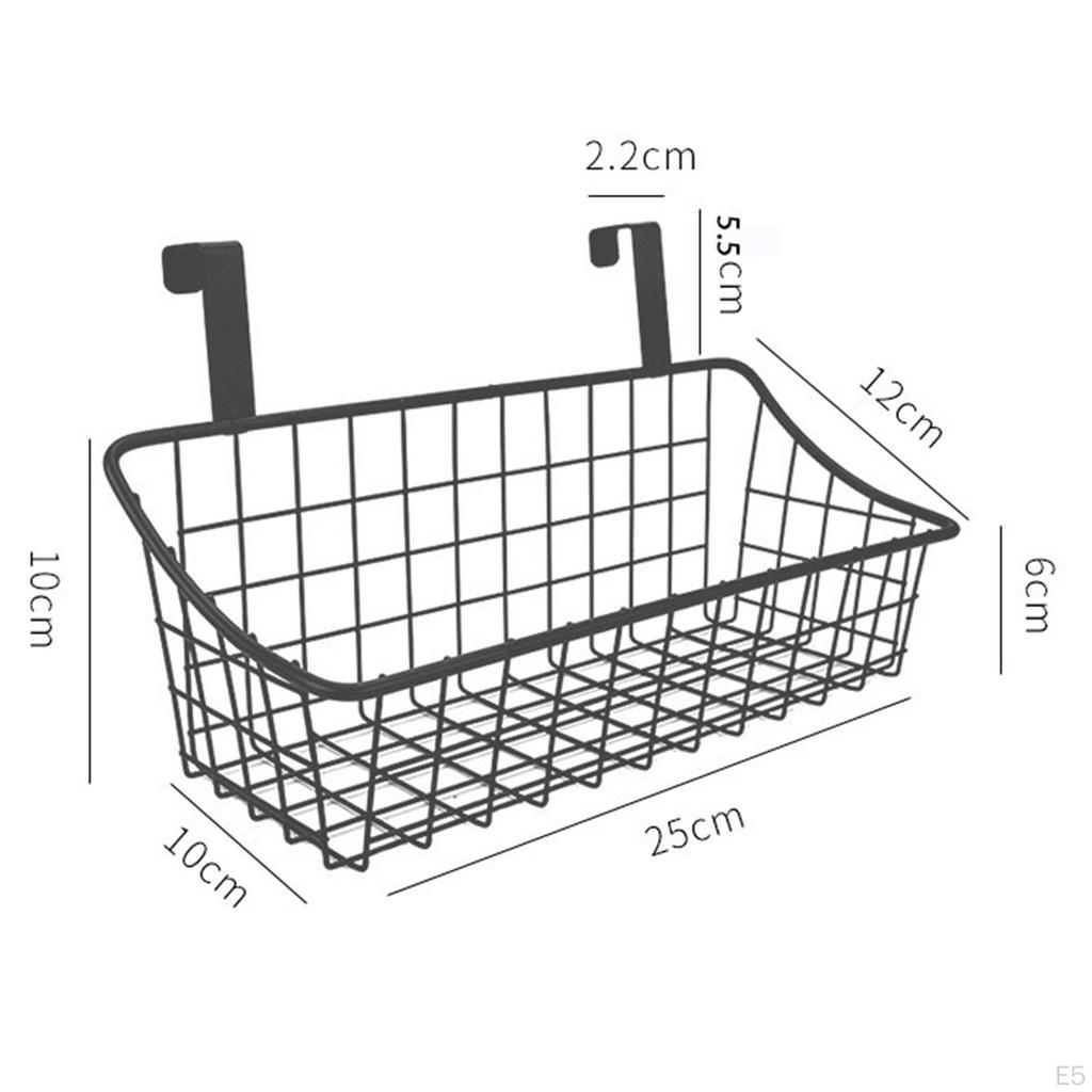 Farmhouse Hanging Storage Basket for Kitchen And Bathroom Organization