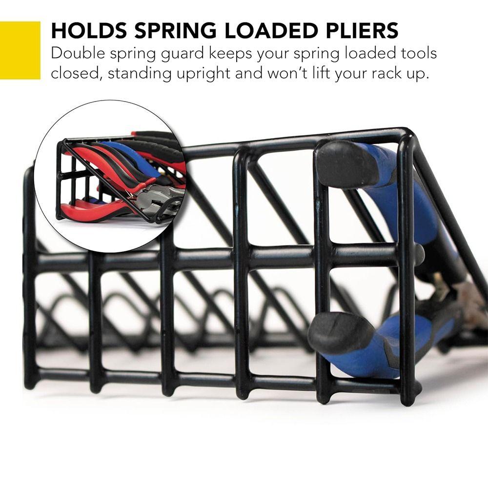 15 Slots Hand Tool Display Rack Durable Pliers Storage Rack Pliers Tools Organizer  Workshop Garage