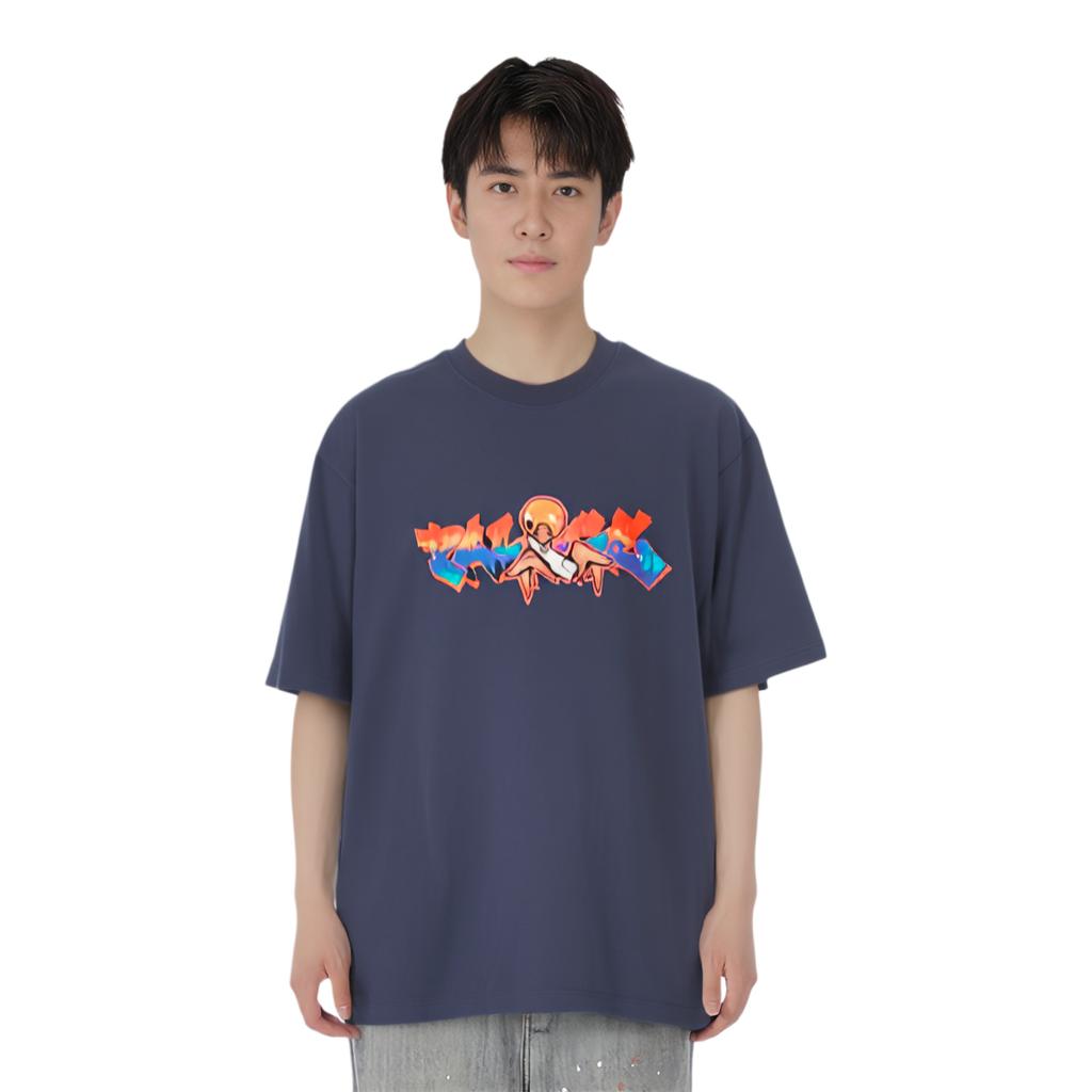 Palace Ultimo Series Cartoon Print Round Neck Short Sleeve T-Shirt Unisex T-Shirts P21TS232