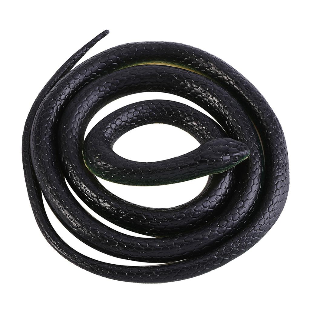 1Pc 130cm Long Realistic Soft Rubber Snake Garden Props Funny Joke Prank Toy Gift Hot