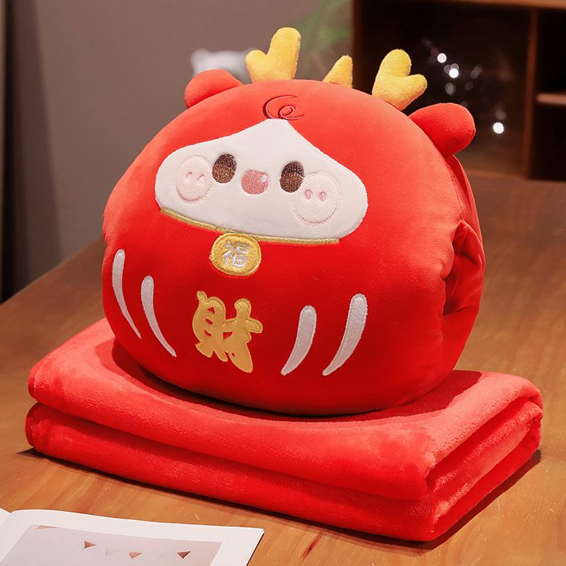 

Подушка-одеяло, подушка двойного назначения, подушка для сна в машине, офисное одеяло «два в одном», подушка для сна «один в одном» 35X35cm красный