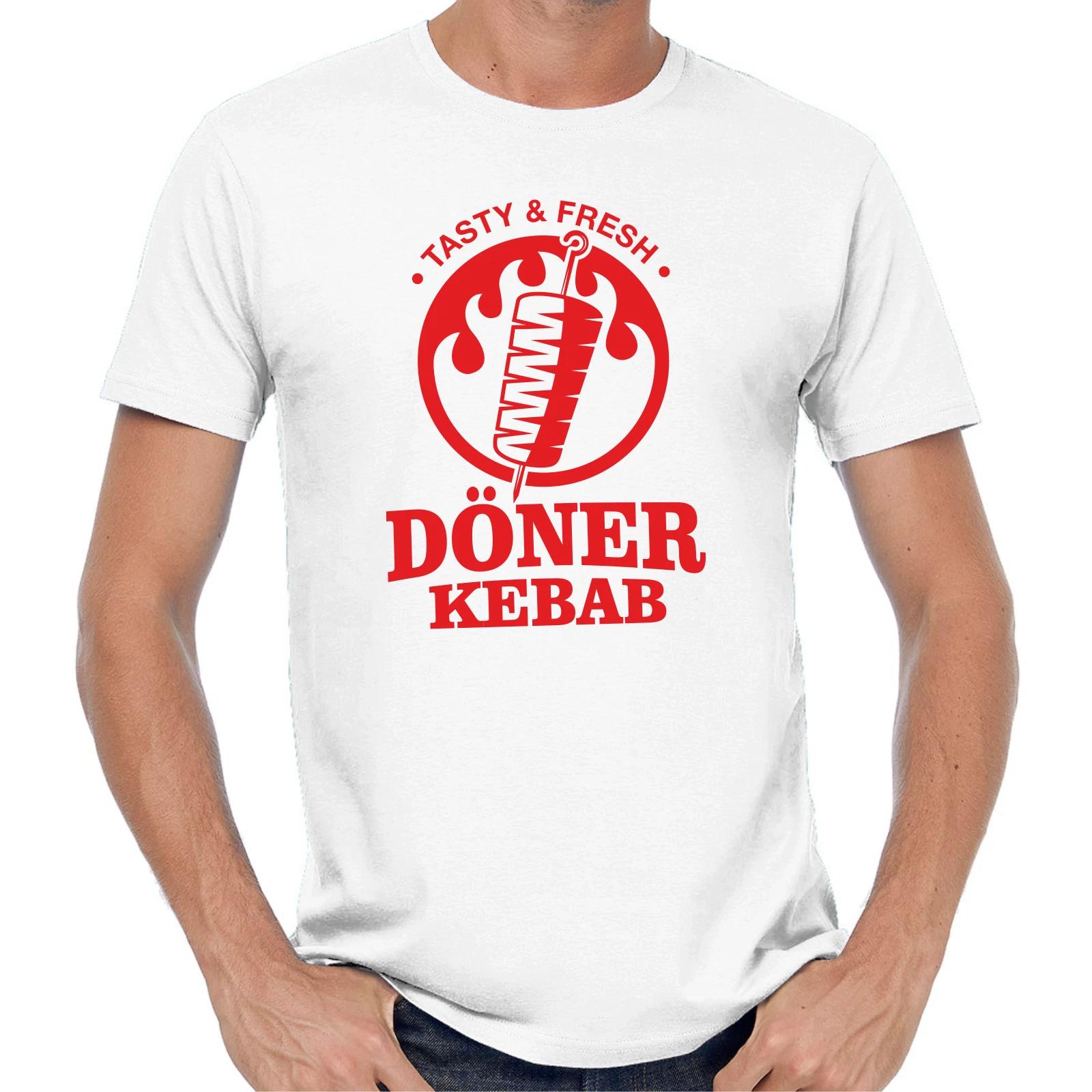 Men s and Women s T-shirts Kebab Doner Fast Food Snack Turkish Shawarma Grill Funny Comedy XXXL