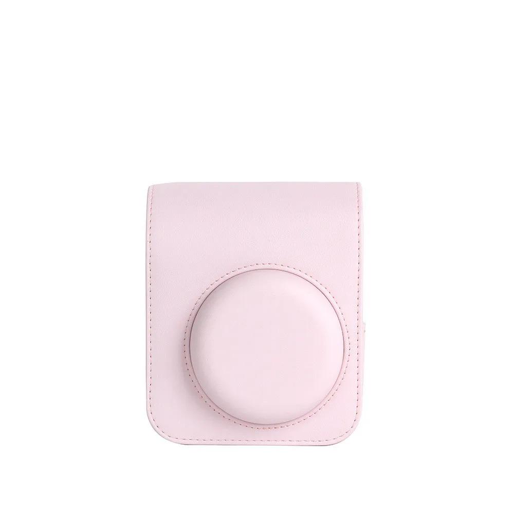 For Instax Mini 12 Camera Case PU Leather Soft Protective Case Trave Bag For Fujifilm Film Camera Bag With Shoulder Strap