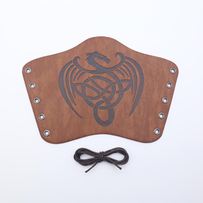 Bărbați Medieval Cosplay Armură din Piele PU Mănuși Manșete cu Șireturi Viking Pirat Cavaler Mănușă Brățară Brățară Accesorii Steam Punk